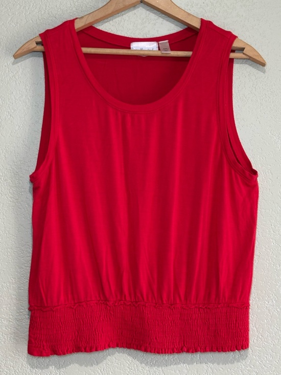 Willow & Root Tops - Classic Scoop Neck Sleeveless with Elastic Waist Tank Top